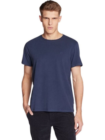 Blend BHDINTON Ανδρικό T-Shirt Crew με Logo - NAVY