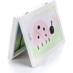 Children's art frame with storage (Παιδική Κορνίζα Αποθήκευσης Ζωγραφιών) White