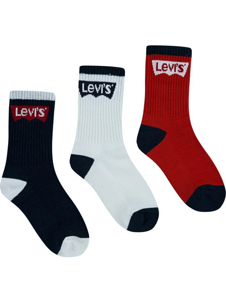 Levis Κάλτσες Core 3Pk Batwing Regular Cut RL0079-C8D Μπλε Σκούρο Unisex