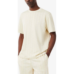 LACOSTE ΜΠΛΟΥΖΑ ΚΜ TEE-SHIRT & TURTLE NECK SHIRT 3TH1985-8LX Ivory