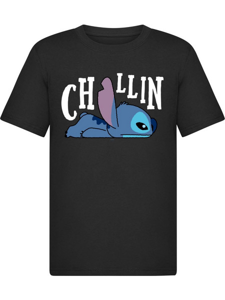 Lilo & Stitch Chillin Tee black