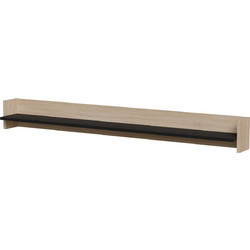Cama Shelf PORTO 150x18x16.5 oak/black