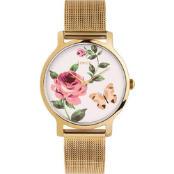 Timex Γυναικείο Ρολόι με Χρυσό Μεταλλικό Μπρασελέ TW2U19100D7