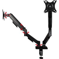 HQ LCD TV mount 17"-32" for desk with double joint