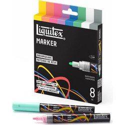 Liquitex Κασετίνα με 8 Ακρυλικούς Μαρκαδόρους 2mm Dreamscape
