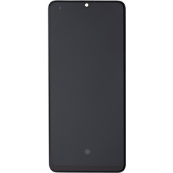 Συμβατή Οθόνη Soft-OLED και Μηχανισμός Αφής για Samsung Galaxy A32 A325F με Πλαίσιο - Μαύρο (Soft-OLED)