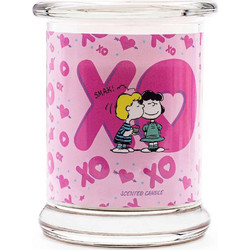 Peanuts Snoopy and Woodstock Αρωματικό Κερί Xoxo σε Βάζο Ροζ 250gr A1836