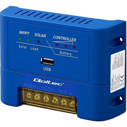 Qoltec Mppt 15a Solar Charge Controller Powering Dc Consumers Charging Batteries