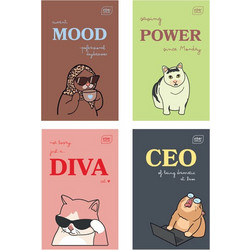 ΣΗΜΕΙΩΜΑΤΑΡΙΟ INTERDRUK MEME CATS 14x21cm