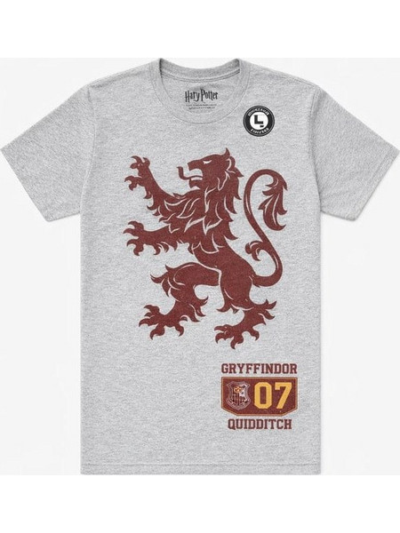 Harry Potter T-Shirt Gryffindor 07 Quidditch Lion Crest Size S