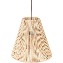 Spitishop A-S Giada Natural Rope Κρεμαστό Φωτιστικό Οροφής με Σχοινί Μονόφωτο Μπεζ 157702