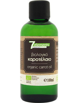 7elements Βιολογικό Ξηρό Καροτέλαιο για Πρόσωπο Σώμα & Μαλλιά 100ml