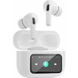 Ασύρματα ακουστικά Bluetooth 5.3 BLT-60, ενεργή ακύρωση θορύβου ANC ENC, καθαρός ήχος HD, έλεγχος αφής, 2 μικρόφωνα, διάρκεια ζωής μπαταρίας 5 ώρες, τύπος C