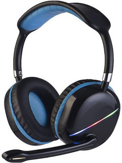 Andowl Q-E52 Ασύρματο Gaming Headset Over Ear Black Blue