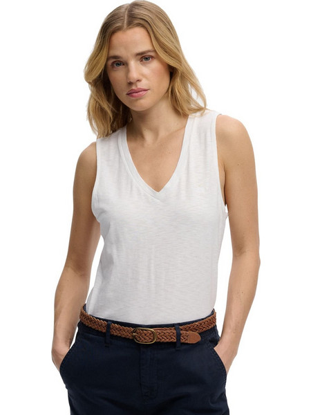 Superdry Γυναικεία Αμάνικη Μπλούζα V Neck (W6012173A-01C)