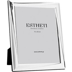 Eurolamp 815-00222 Κορνίζα Μεταλλική με Ασημί Πλαίσιο 15x20cm 5207227566608