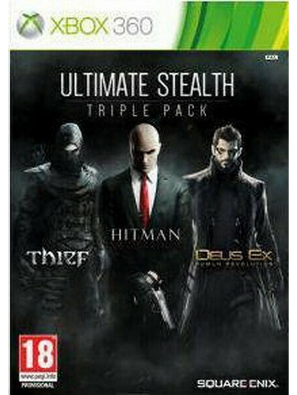 Ultimate Stealth Triple Pack (Thief + Hitman Absolution + Deus Ex Human Revolution) Xbox 360