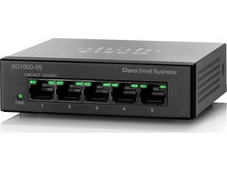 Cisco SG110D-05 Unmanaged L2 Switch με 5 Θύρες Ethernet 1Gbps