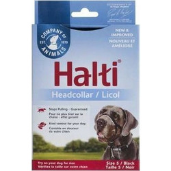 Halti Λουρί/Οδηγός Σκύλου Εκπαίδευσης Headcollar Νο5 Μαύρο