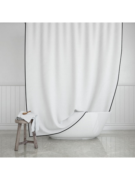 Estia ESTIA ΚΟΥΡΤΙΝΑ ΜΠΑΝΙΟΥ FRAME ΥΦΑΣΜΑΤΙΝΗ 180x200cm