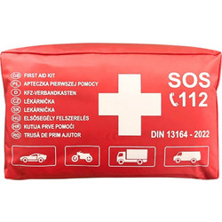 First Aid Car Kit Φαρμακείο Πρώτων Βοηθειών για το Αυτοκίνητο με Πιστοποίηση DIN 13164-2022 1 Τεμάχιο
