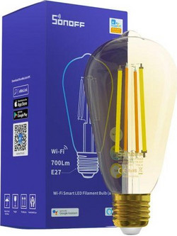SONOFF SMART ΛΑΜΠΑ LED B02-F-ST64, 7W, 700LM, E27
