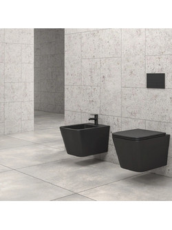 Karag LT 057F-MB Nero Matt - Κρεμαστό Μπιντέ