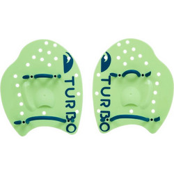 Turbo Professional Hand Paddles Nuba Flat Χεράκια Κολύμβησης - M TURBO green