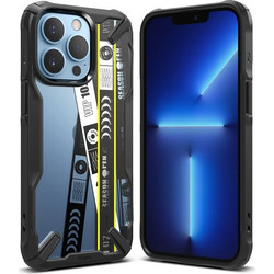 Ringke Fusion X Back Cover Ticket Band Black (iPhone 13 Pro Max)
