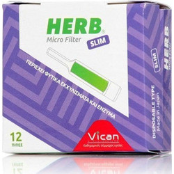 Πιπάκια τσιγάρου HERB MICRO FILTER 12 τεμαχίων 6 mm 5204559065106