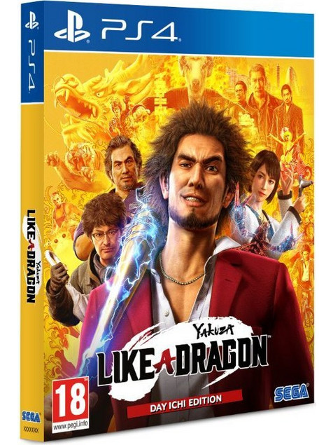 Yakuza Like A Dragon Day Ichi Steelbook Edition PS4