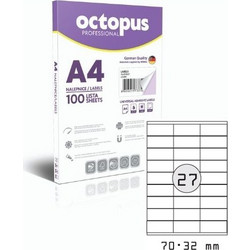 ΕΤΙΚΕΤΕΣ OCTOPUS 0201 70x32 τεμ 2700/Κ 100φ