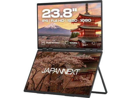 JAPANNEXT JN-DMD-IPS238F-C4 Dual IPS Φορητό Monitor 23.8" 1920x1080 FHD 100Hz 14ms
