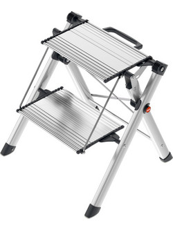 Hailo MK80 Mini Comfort Σκαλοσκαμπό Αλουμινίου 2 Σκαλοπάτια 4310-100
