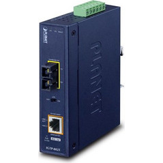 Converter Planet Industrial Media IGTP-802T PoE+ 550m