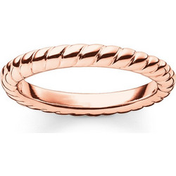 Γυναικείο Δαχτυλίδι Thomas Sabo Tr19784151244 από Ασήμι Pink Gold