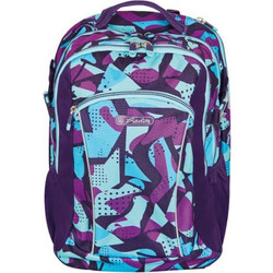Herlitz Ultimate Leer Camo Σχολική Τσάντα Πλάτης Δημοτικού Μωβ 50043033