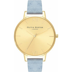 Olivia Burton Γυναικείο Ρολόι με Γαλάζιο Μεταλλικό Μπρασελέ OB16BD111