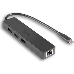I-tec C31GL3SLIM USB Hub 3.0 USB-C με 4 Θύρες USB-A / Ethernet