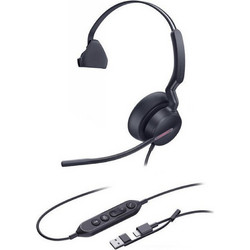 Yealink Headset UH46 Mono USB-C/A Wired - (1308242)