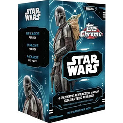 Topps - 2026 Star Wars Chrome Value Box (8 Packs)