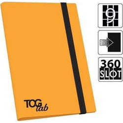 TcgLab 9-Pocket Premium Trading Card Binder/Album - Orange (360 Slots)