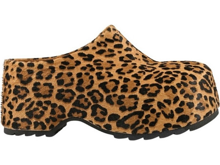 Colors of California Clog in Cowhide - Leopard