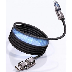 Hyperloq(TM) NeoMagnetic Cable 240W 4-in-1 - Μαύρο 1.2m