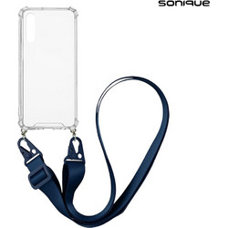 Sonique Armor Clear Back Cover Dark Blue (Huawei P20 Pro)