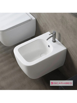 Κρεμαστό μπιντέ Scarabeo Teorema 2.0 52 cm - Λευκό