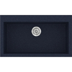 Sanitec Classic 333 Υποκαθήμενος Νεροχύτης Γρανίτη Ματ Granite Blue 79x50cm
