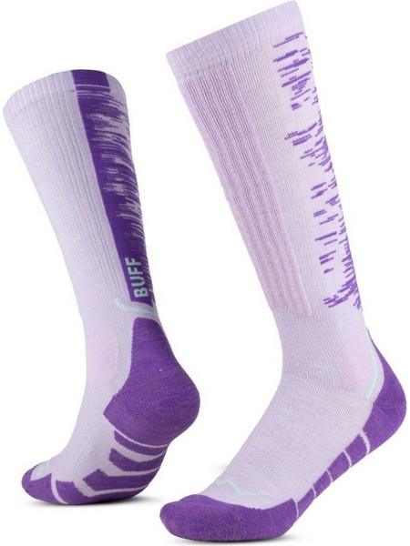 Buff Merino HW Over The Calf HWO2 Μάλλινες Ανδρικές Κάλτσες Ψηλές Lilac BU138873/630/05