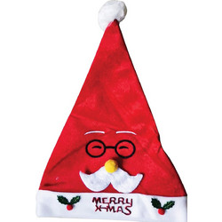 LianosXmas Χριστουγεννιάτικο Σκουφάκι Άγιου Βασίλη 28 x 40cm 223988