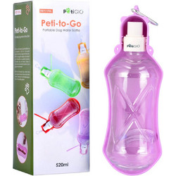 PETIGIO ΦΟΡΗΤΟ ΜΠΟΥΚΑΛΙ ΝΕΡΟΥ ΓΙΑ ΣΚΥΛΟΥΣ 520 ML ΜΩΒ